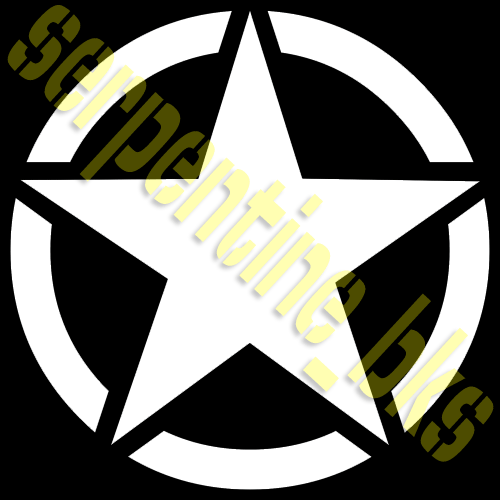 Us military jeep star decals