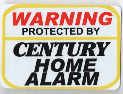 2 Home Alarm Security Yard Signs 4 Window Door Decals