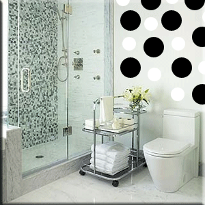 221 Polka Dots Vinyl Wall Décor Dot Stickers  